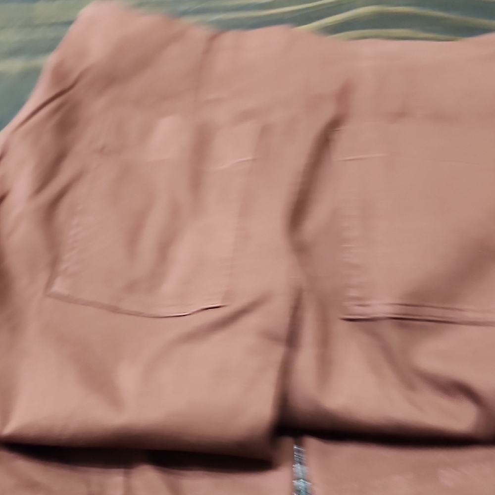 Rust High-Waisted Pants - Picture 3 of 5